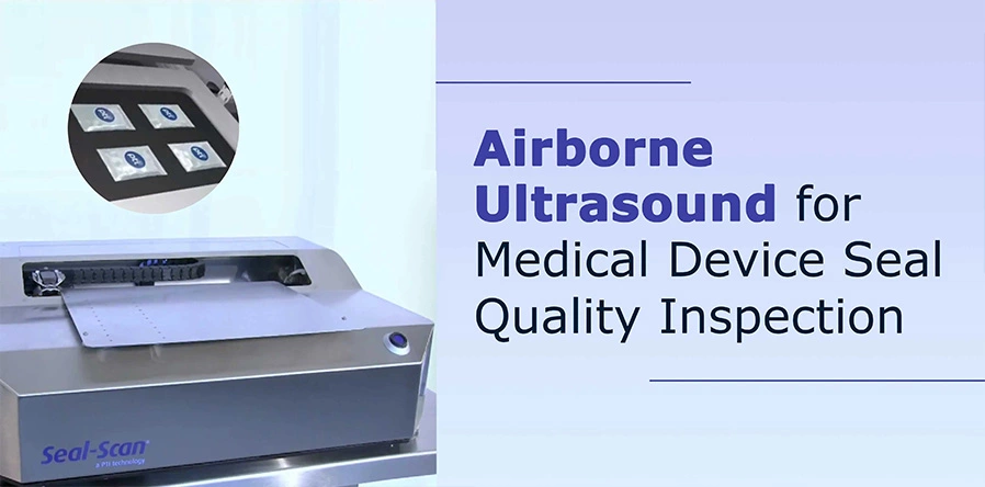 airborne-ultrasound for medical device leak test
